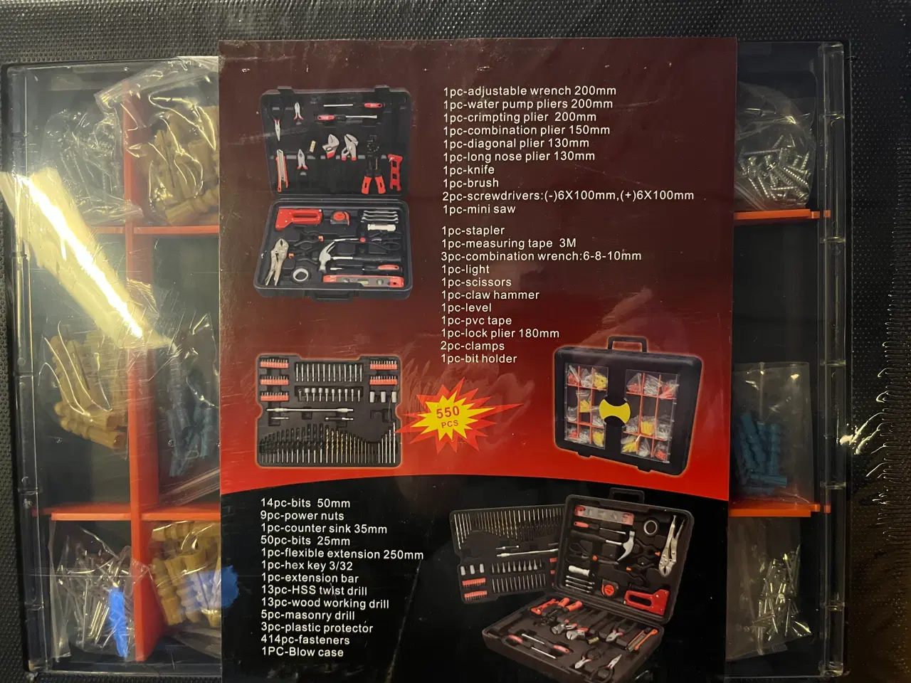 Billede 3 - Sæt med skruer m.v 515 stk