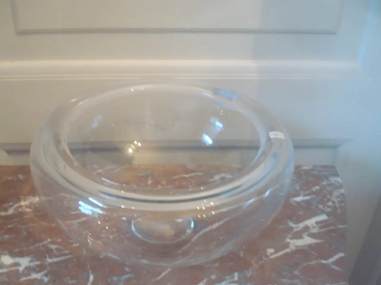 Billede 1 - HOLMEGÅRD, GLASBOWLE, MEGET STOR, som ny