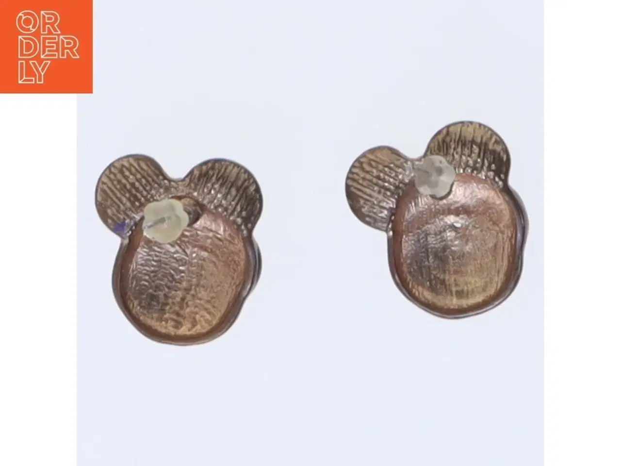 Billede 2 - Søde ørestikker med ansigt, brugte (str. 20 mm)