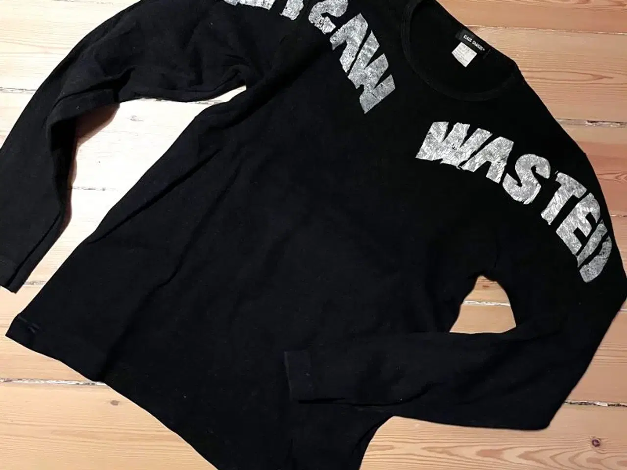 Billede 1 - WASTED - Langærmet t-shirt med print