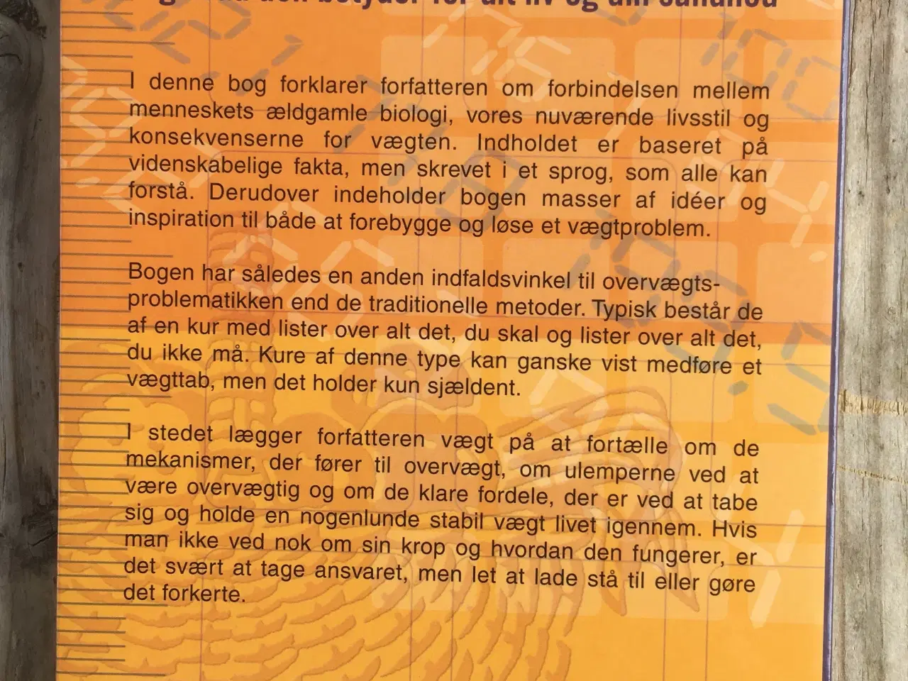 Billede 2 - Forstå din vægt. og hvad den betyder for dit liv