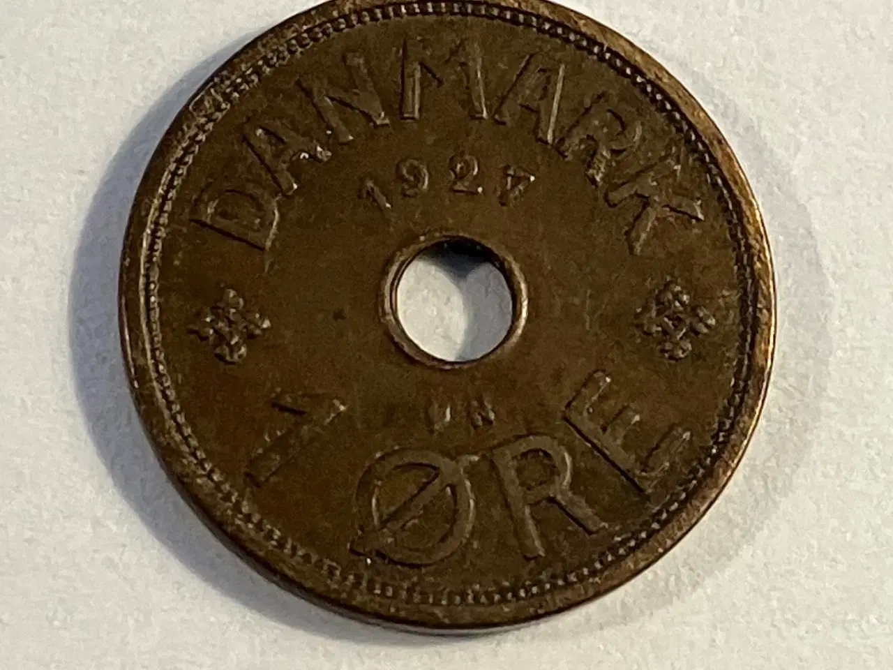 Billede 1 - 1 Øre 1927 Danmark