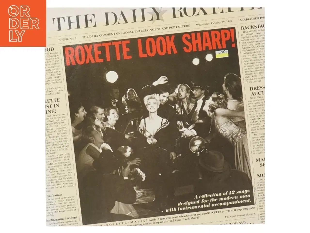 Billede 1 - Roxette - Look Sharp vinyl album