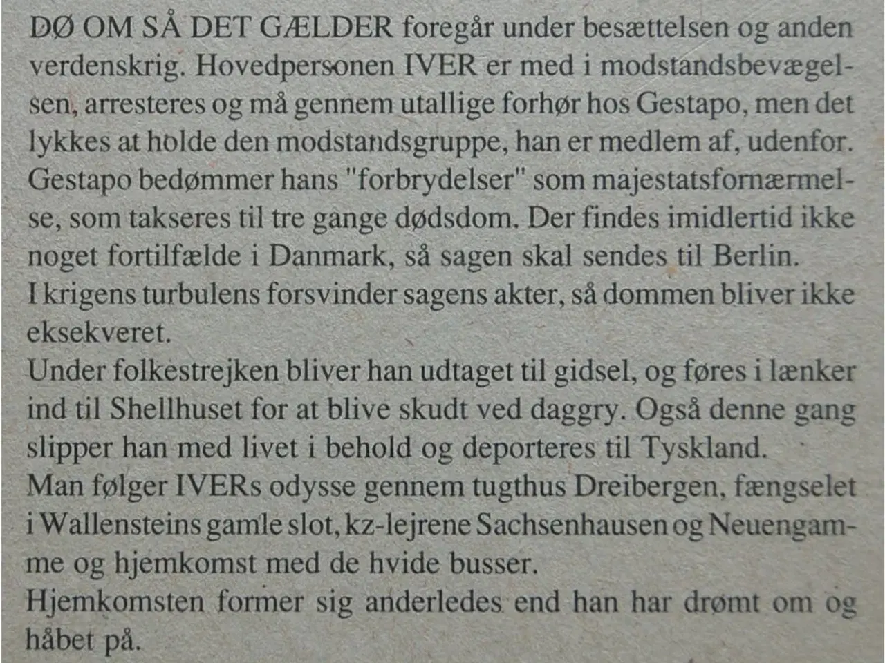 Billede 3 - DØ OM SÅ DET GÆLDER    Per Ulrich