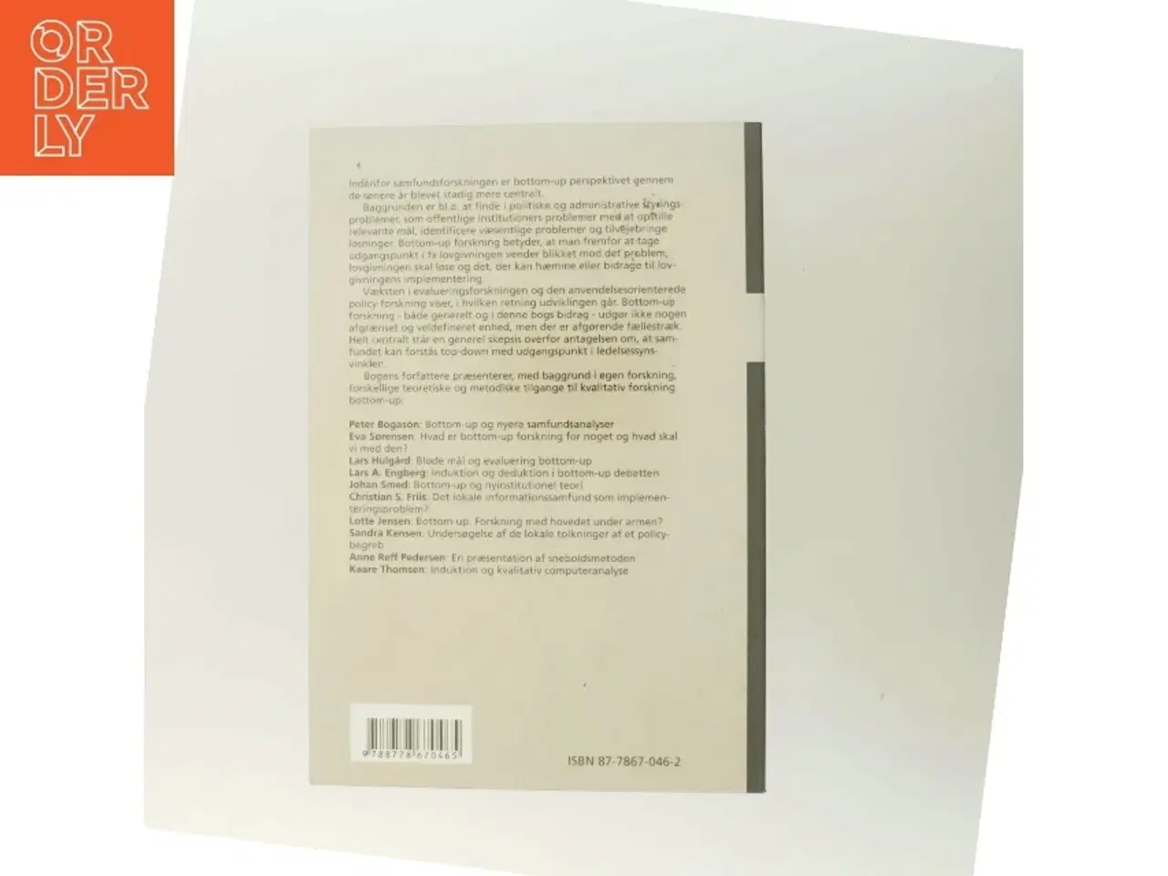 Billede 3 - Samfundsforskning bottom-up : teori og metode (Bog)