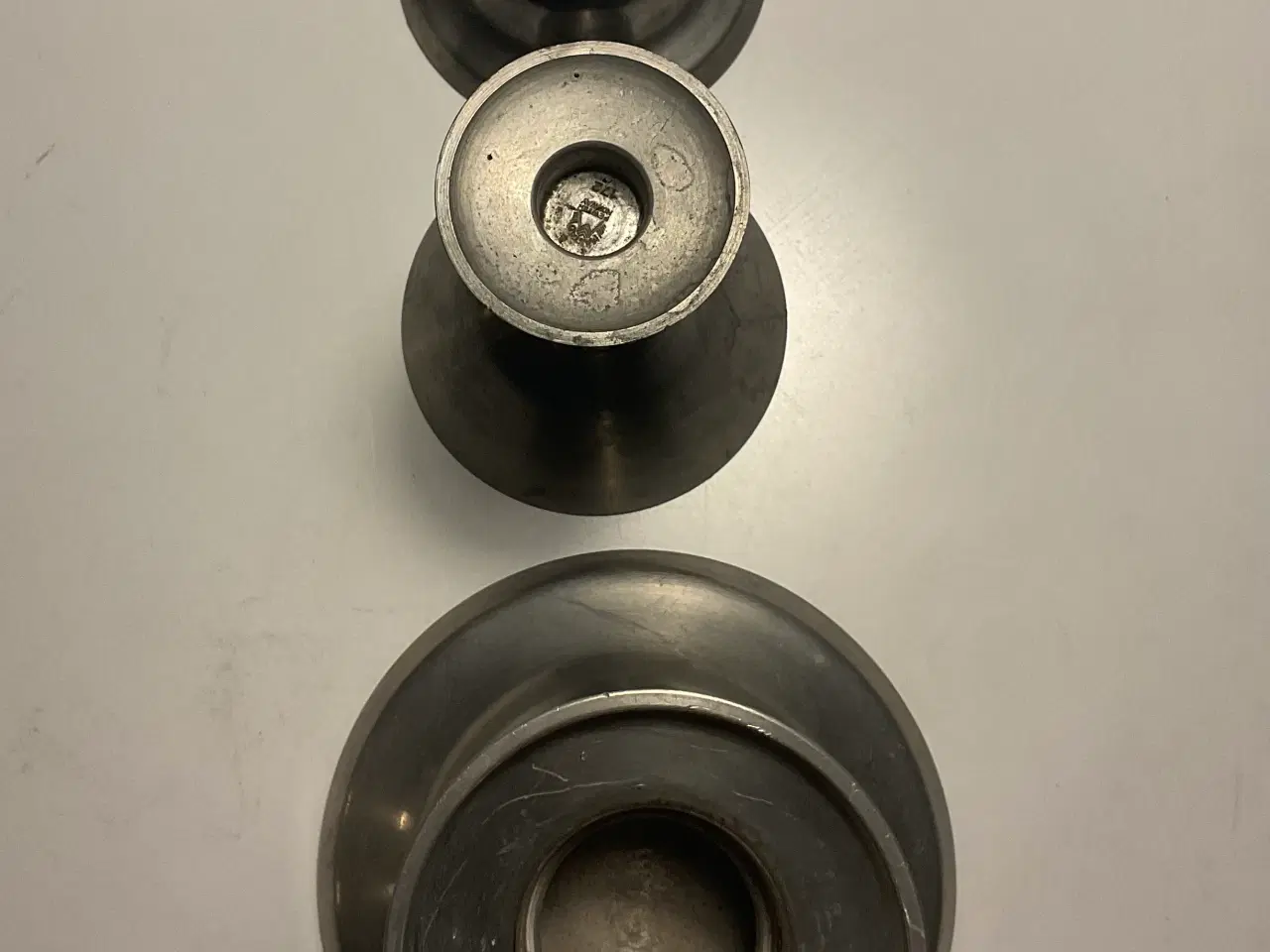 Billede 2 - 3 stk tinlysestager