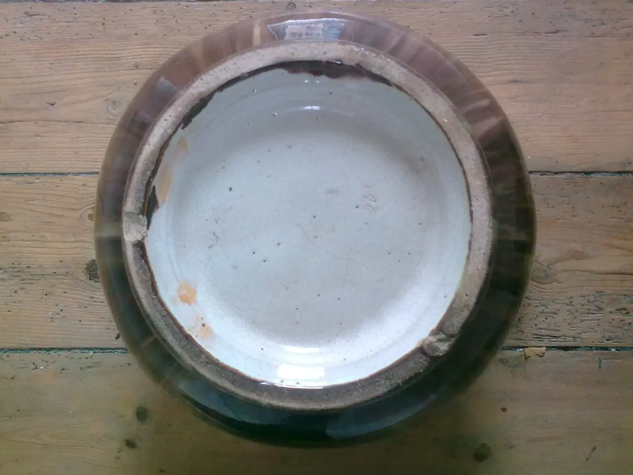 Billede 7 - Potteplante KÆMPE ler krukke DK løbeglasur