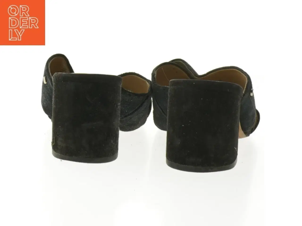 Billede 2 - Kvinde sandaler sort med hæl (str. Længde, 25 cm)