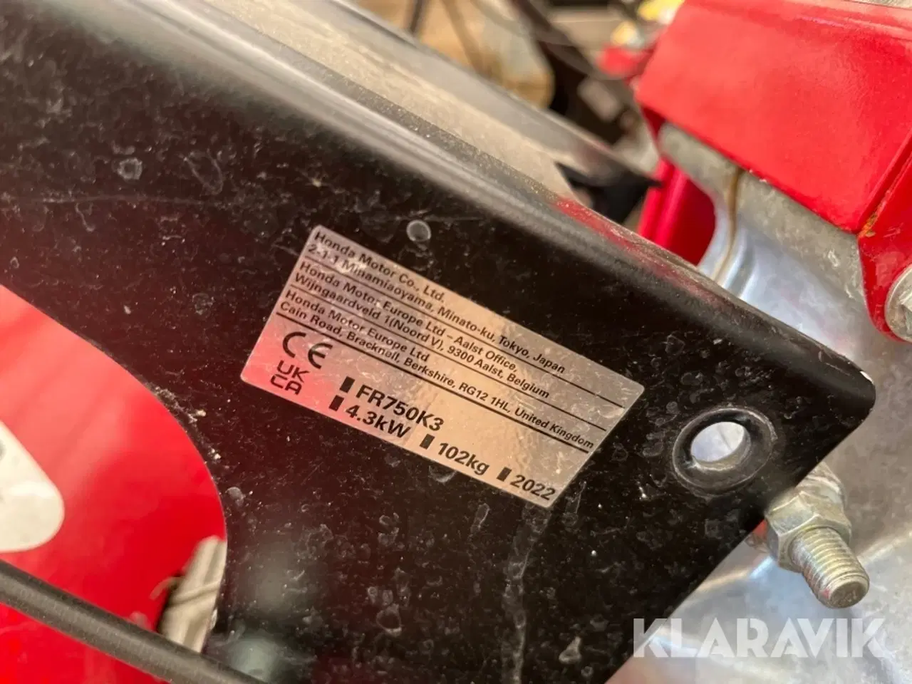 Billede 4 - Fræsere Honda FR750 2 styk