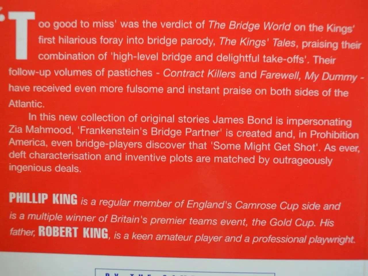 Billede 3 - your deal, mr. bond - bridge, by phillip and rober