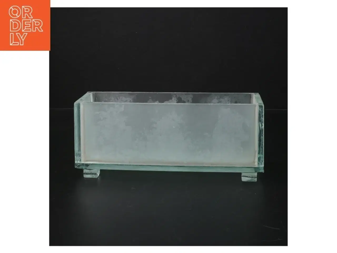 Billede 2 - Glas vase (str. 20. x 7 cm)