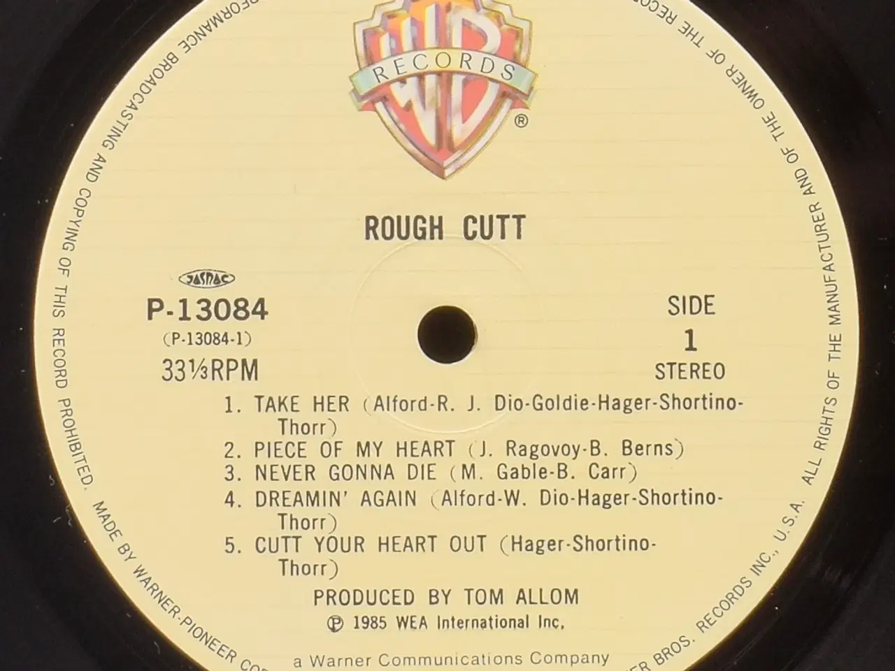Billede 5 - Rough Cutt - Rough Cutt - JAPAN 1985 - EX/EX
