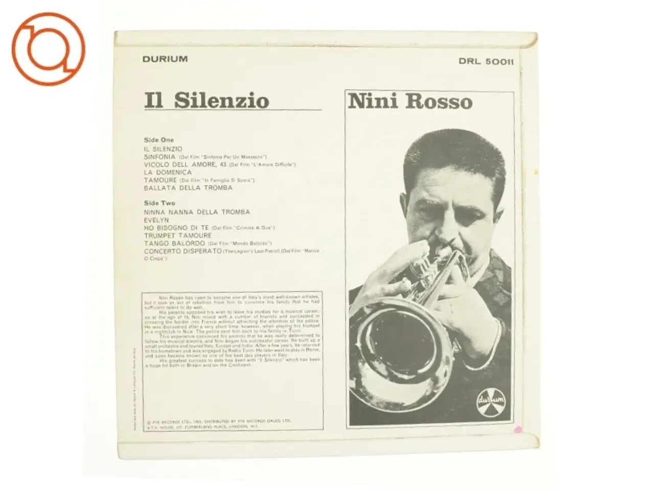 Billede 1 - Il Silenzio af Nini Rosso