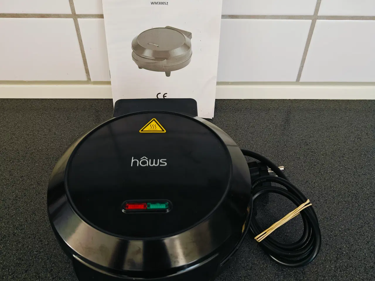 Billede 2 - Hâws WM1000 Amager Boble vaffeljern 1000W