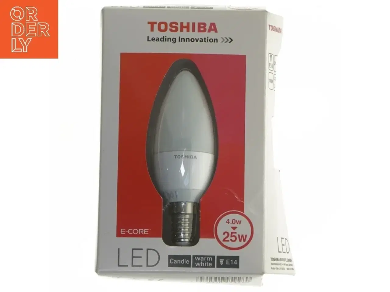 Billede 1 - Toshiba LED-lyspære E14 4W fra Toshiba (str. 11 cm)