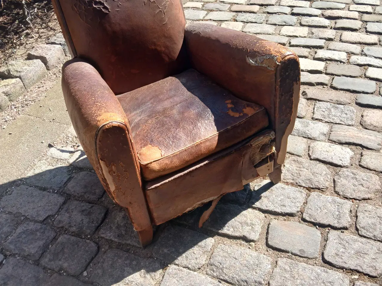 Billede 1 - Kernelæderstol