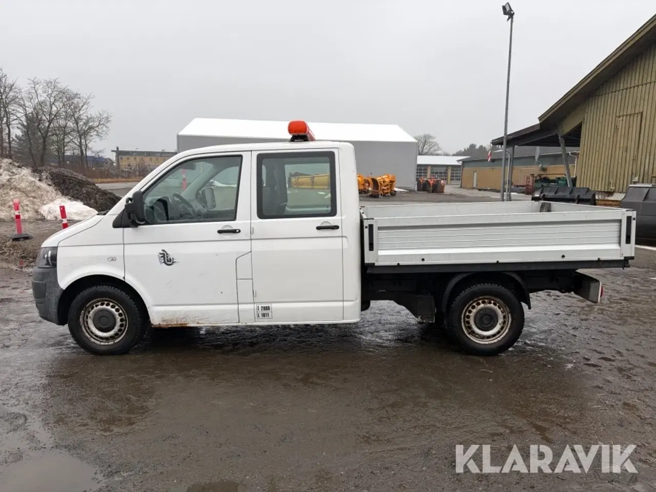 Billede 2 - Ladbil Volkswagen Transporter med dobbelt kabine