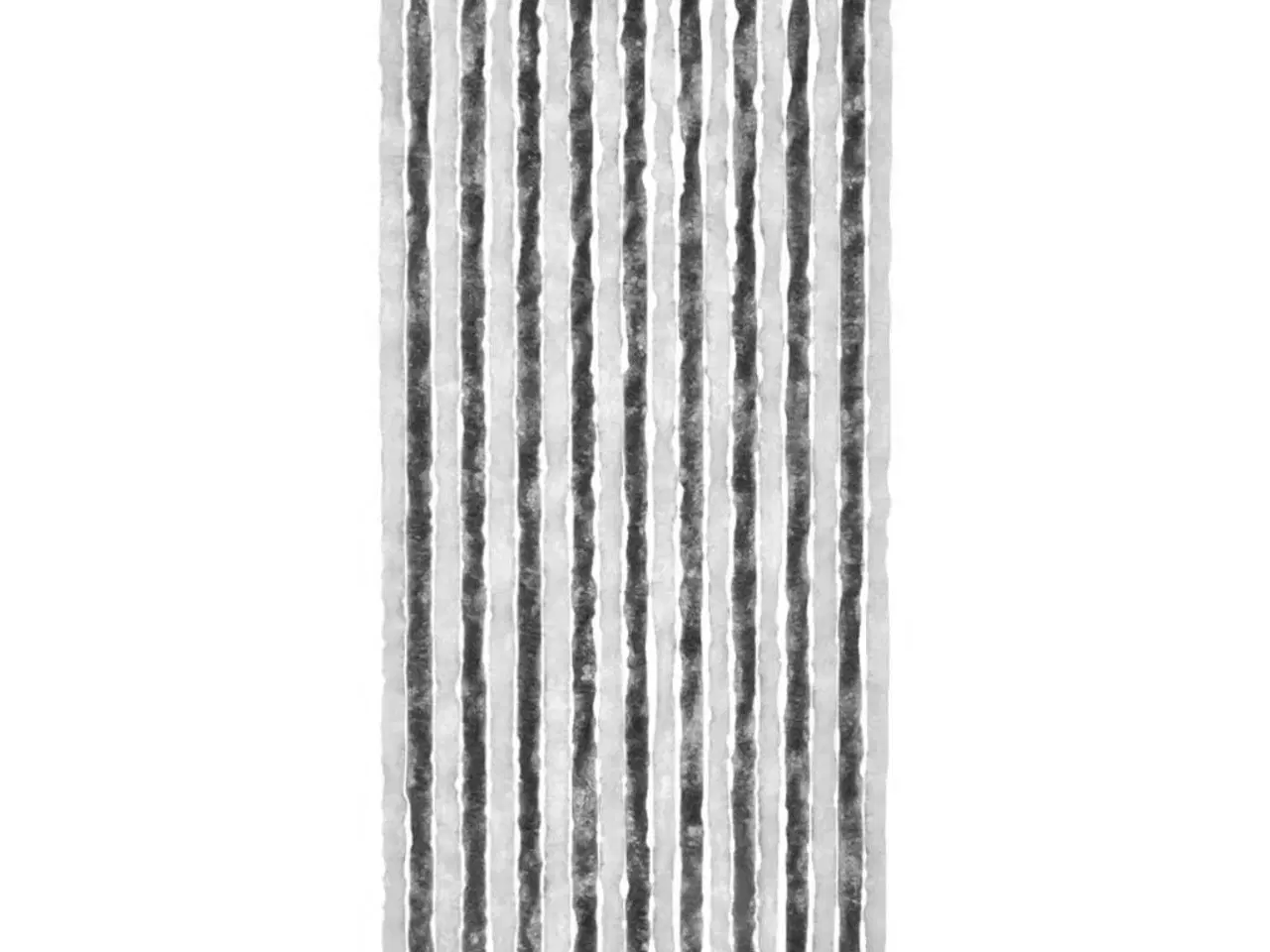 Billede 4 - Insektgardin grå og hvid 90 x 220 cm chenille