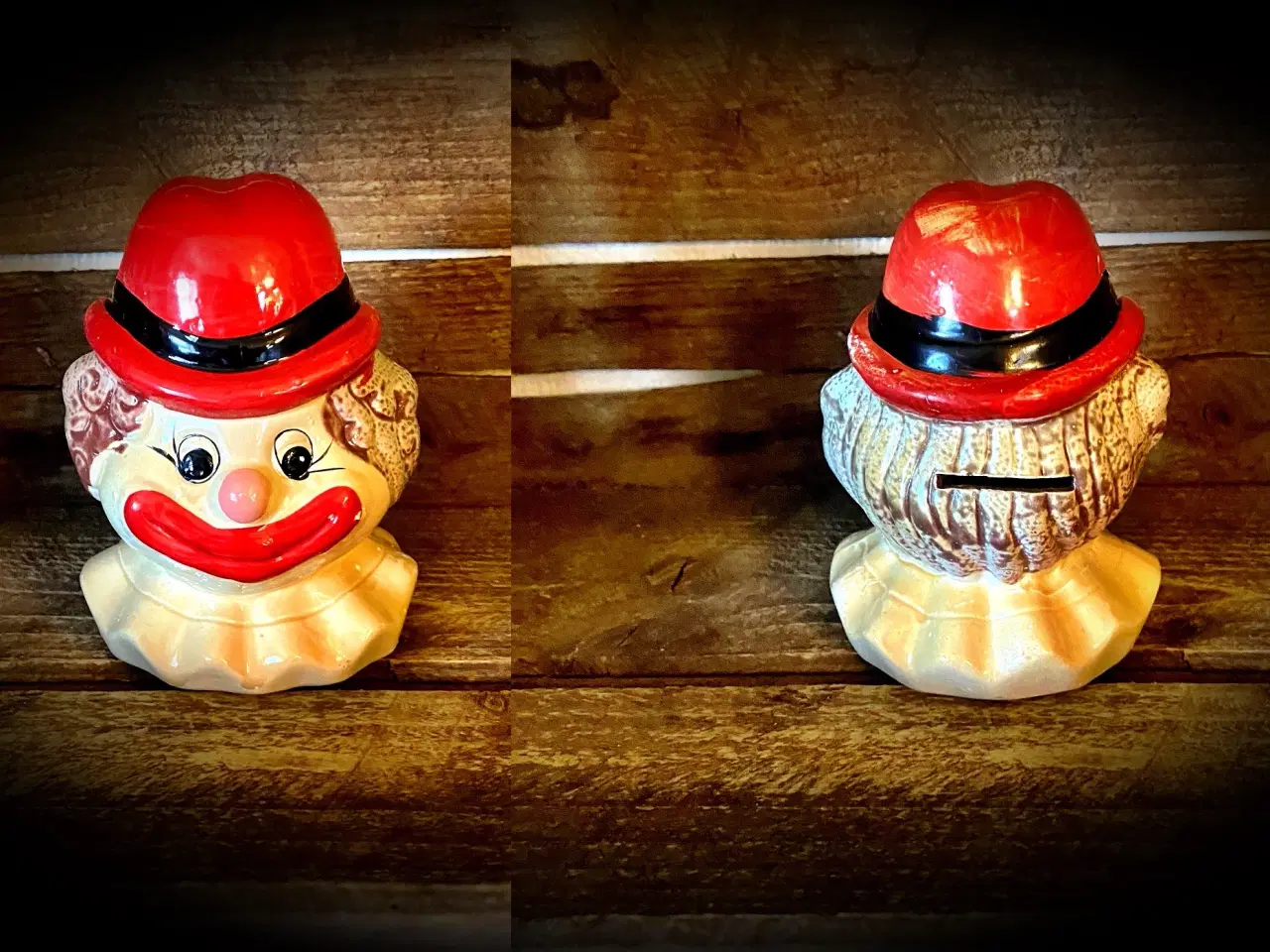 Billede 1 - * Gammel RETRO-klovn - i porcelæn