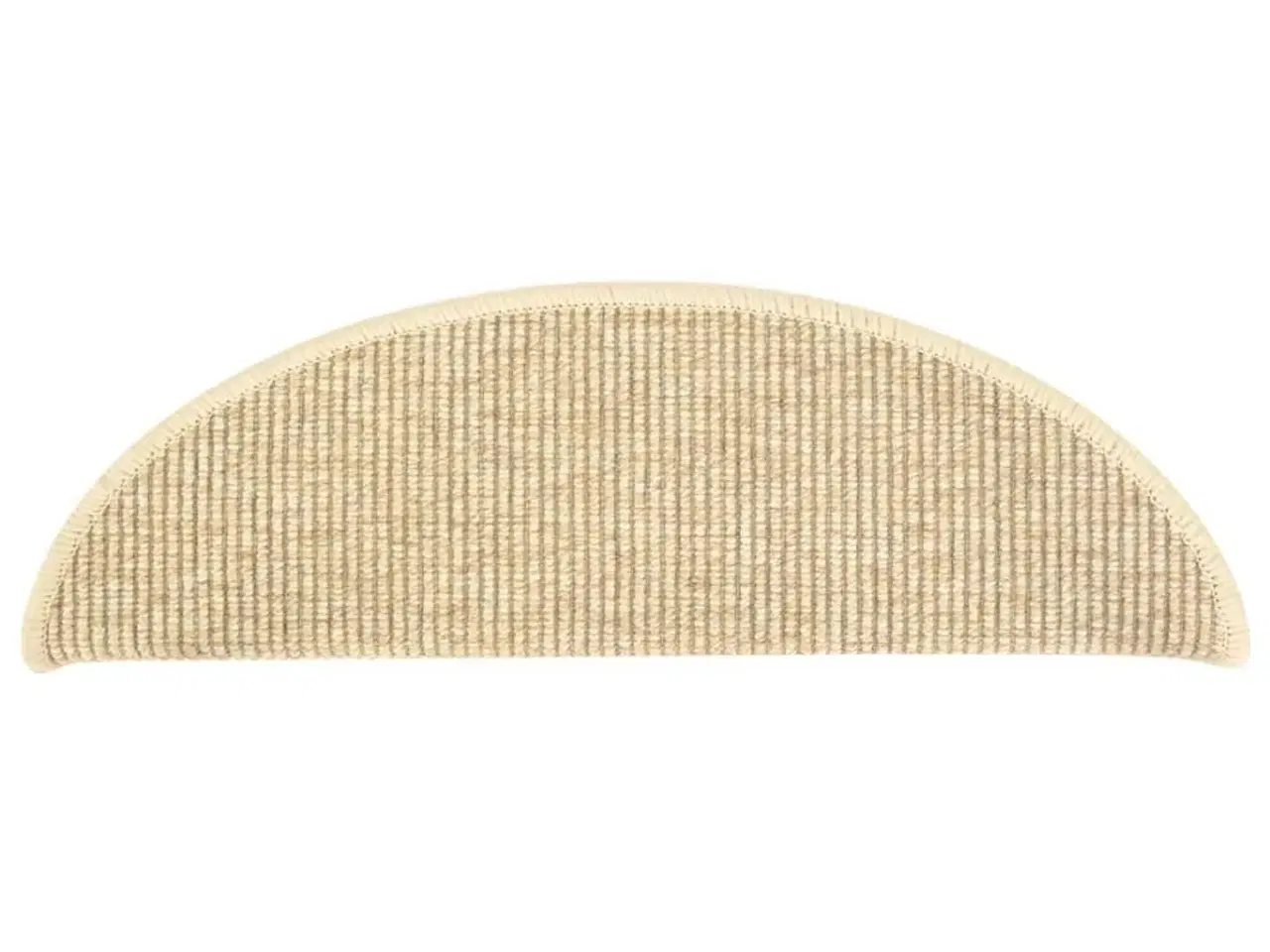 Billede 5 - Selvklæbende trappemåtter 15stk. 56x17x3cm sisal-look lys beige