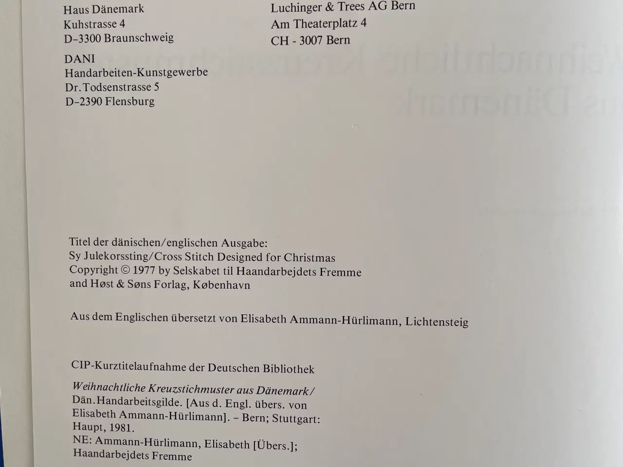Billede 4 - Haandarbejdets Fremme weihnachtliche kreuzstichmus