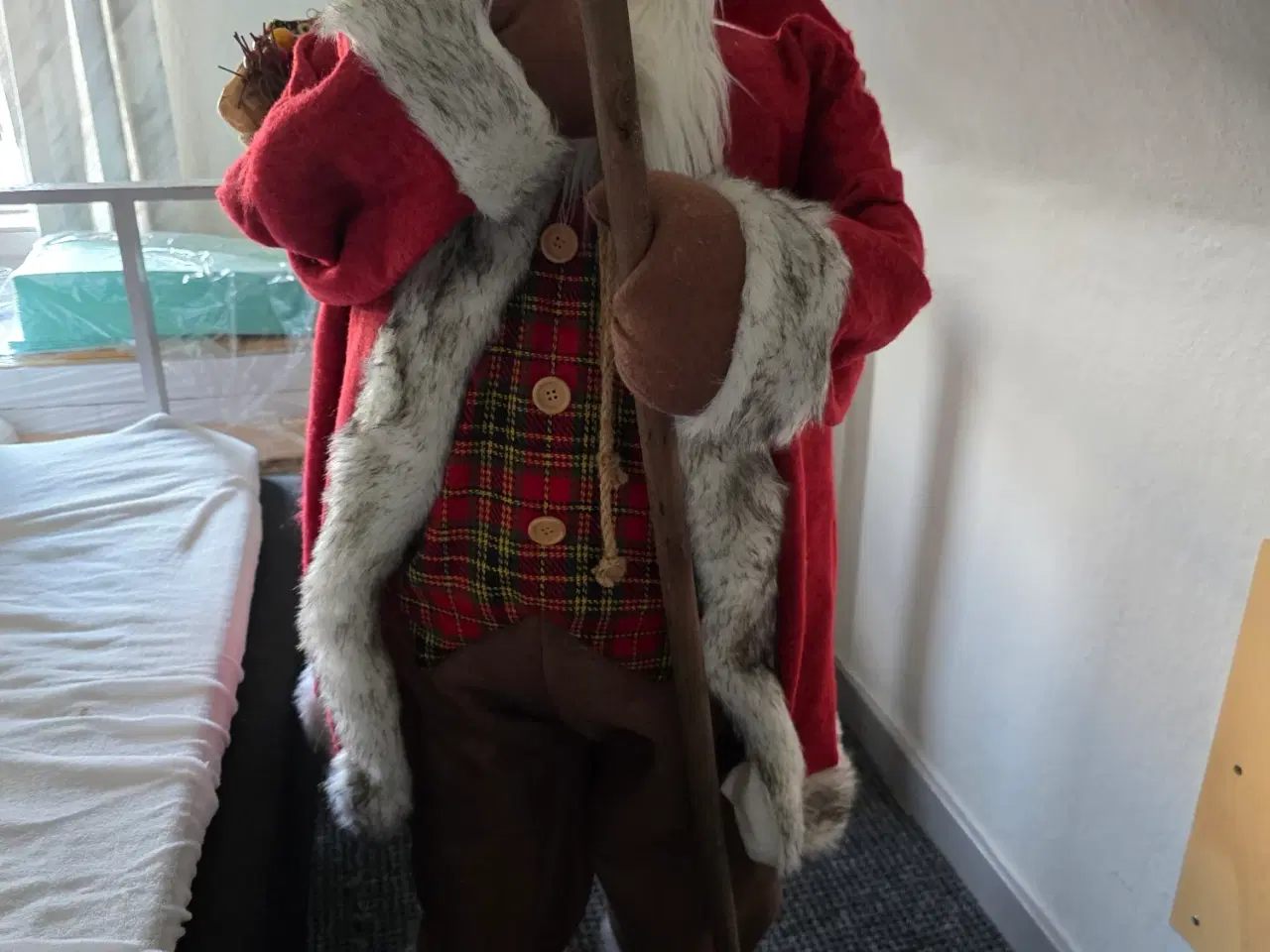 Billede 2 - Julemand 120 cm, meget detaljeret, 