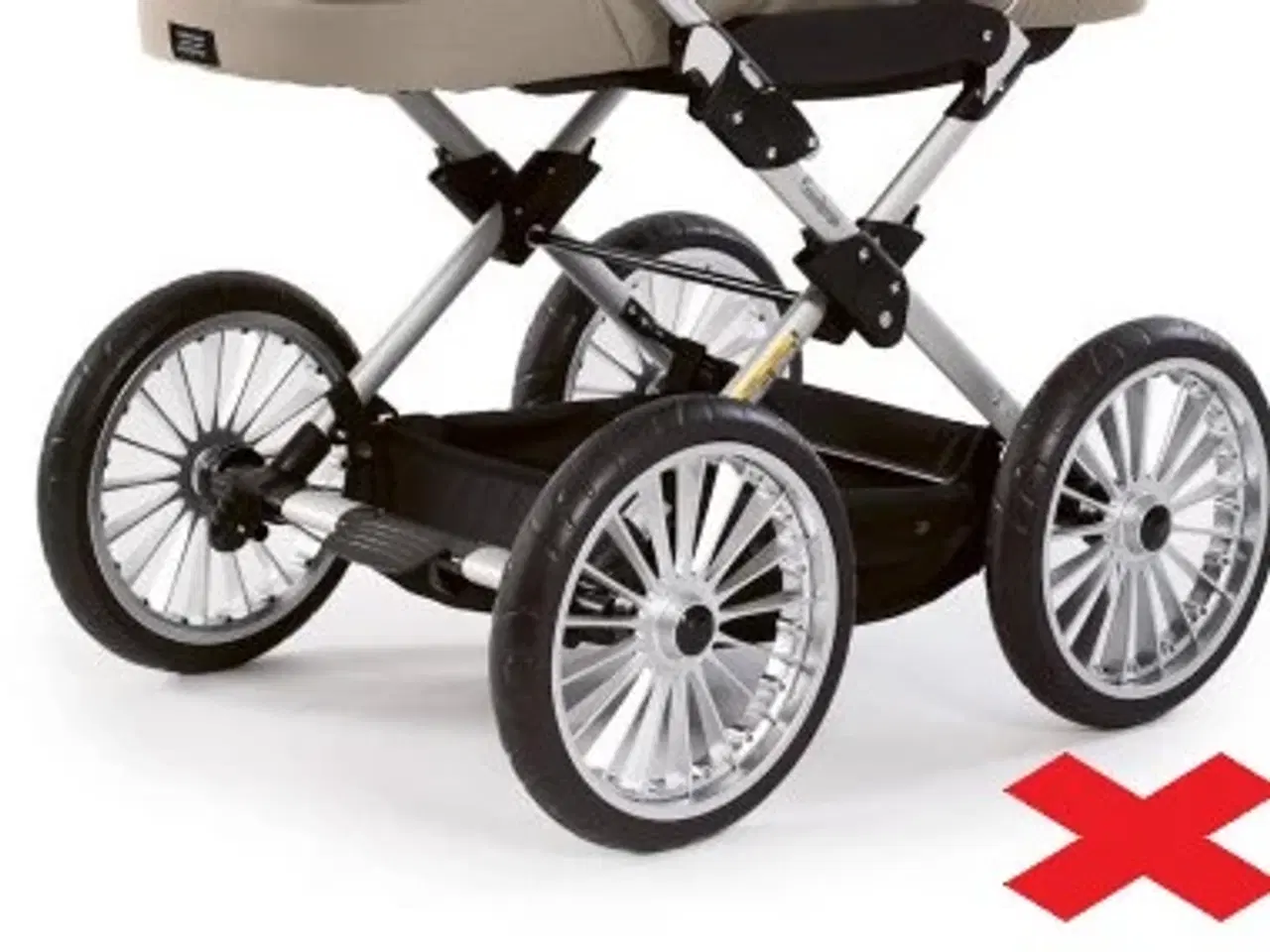 Billede 5 - Nye barnevognshjul klikhjul lufthjul Emmaljunga