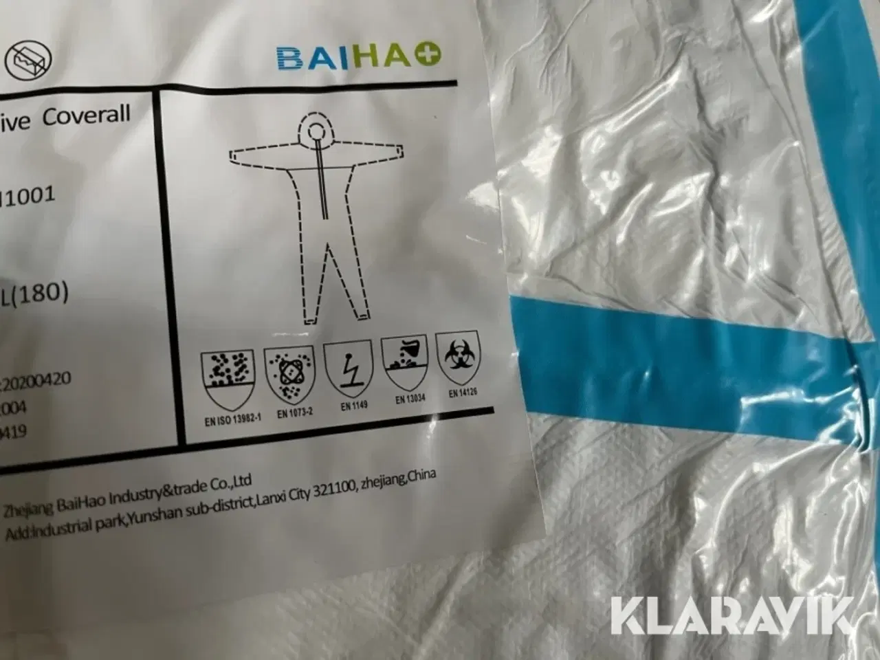 Billede 4 - Heldragter Baiha Protective coverall 100styk str XXL