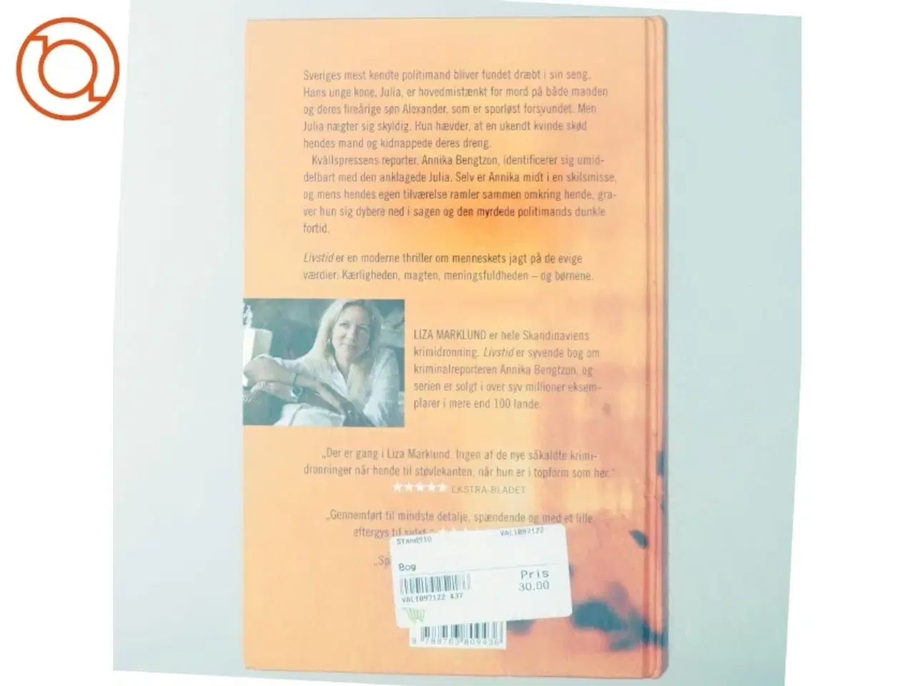 Billede 3 - Livstid : krimi af Liza Marklund (Bog)