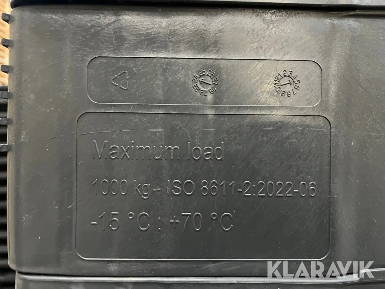 Billede 3 - Plastpaller 1000kg - 15 styk