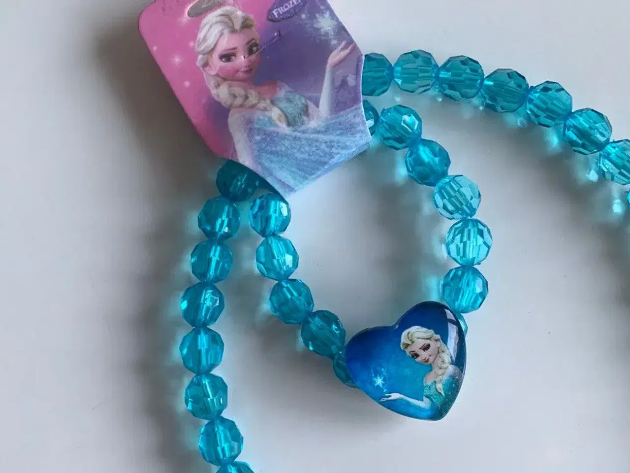 Billede 3 - Frost smykkesæt halskæde + armbånd med Elsa Frost
