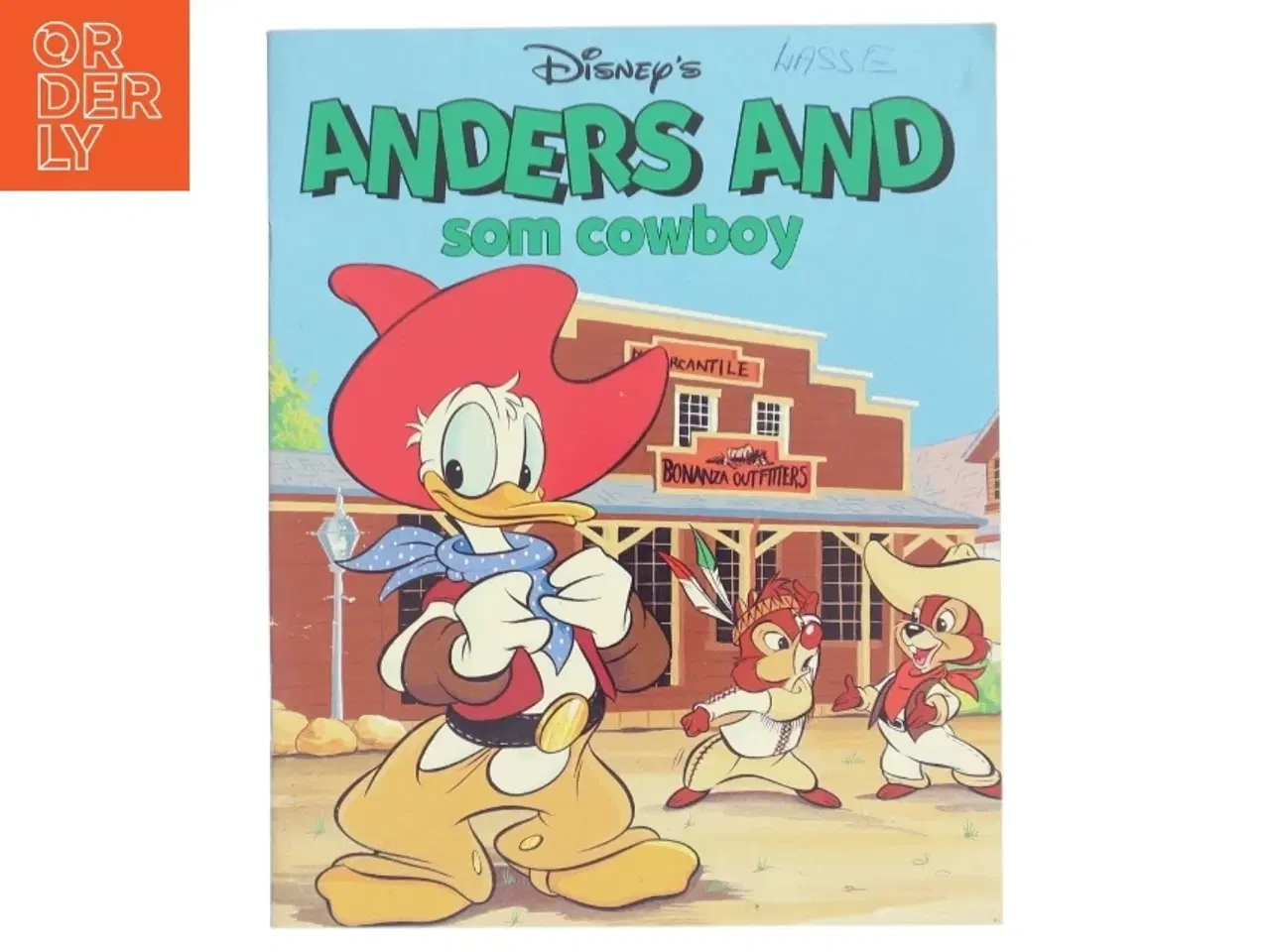 Billede 1 - Anders And som cowboy bog fra Disney