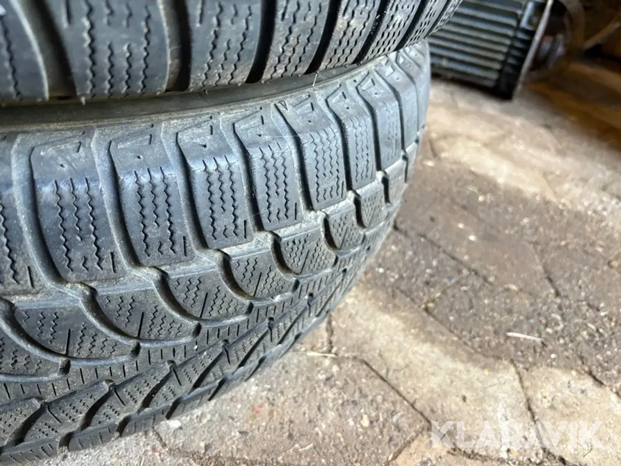 Billede 7 - Dæk på stålfælge Bridgestone Blizzak 4 stk