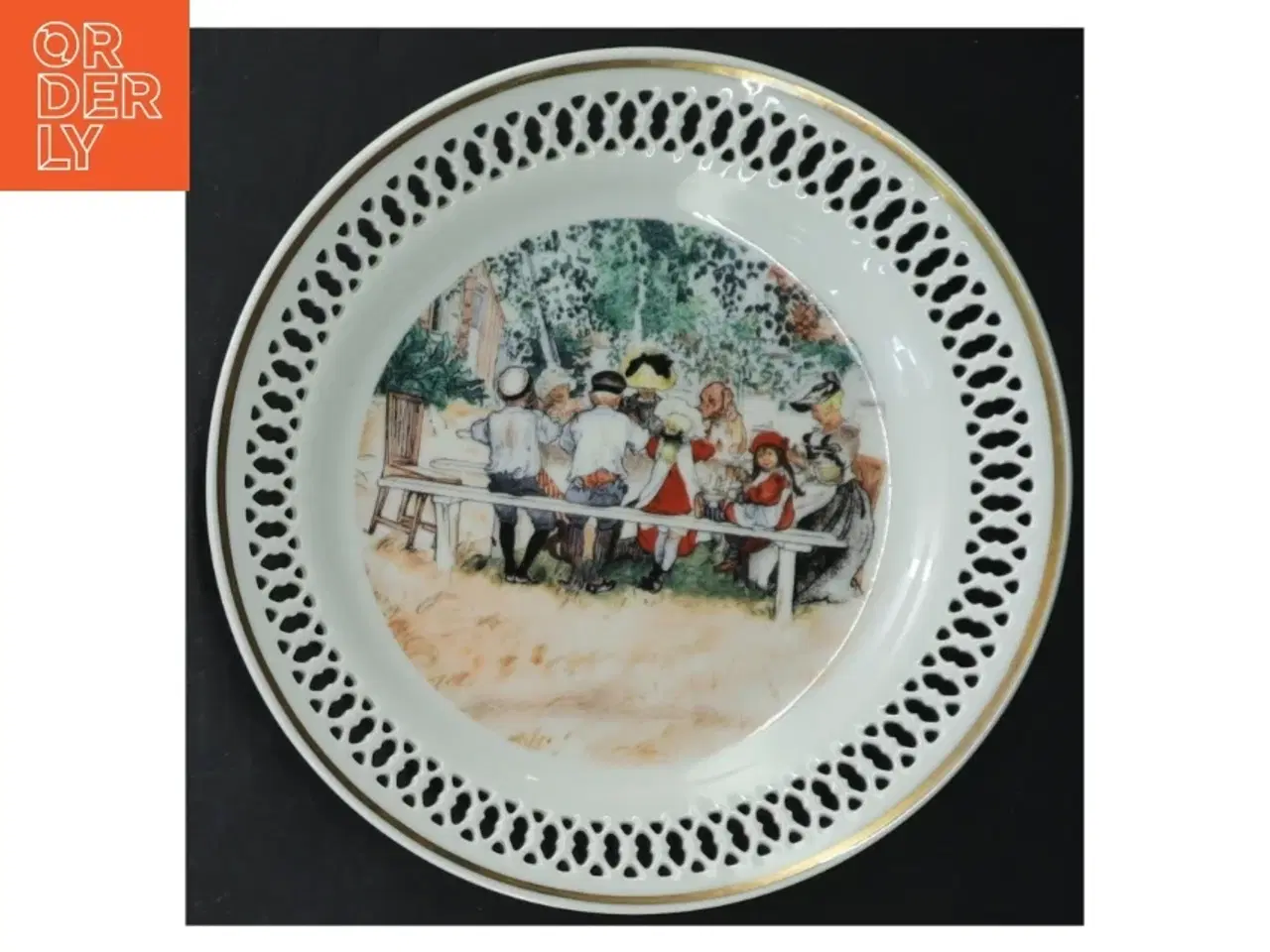 Billede 4 - Dekorative porcelænstallerkener fra B&G (str. Ø. 17 cm. 3 styk)