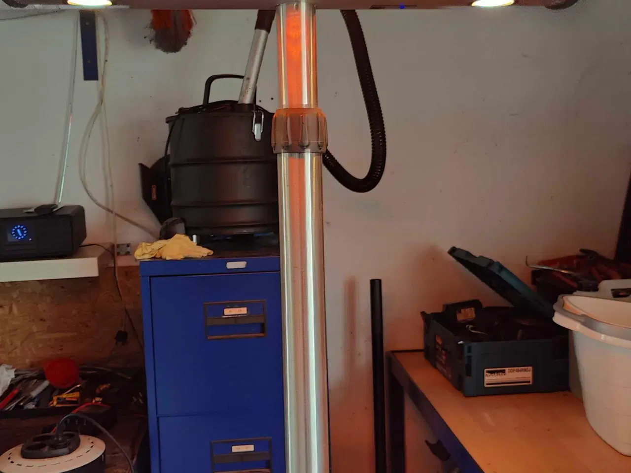 Billede 2 - Terassevarmer med spot. 