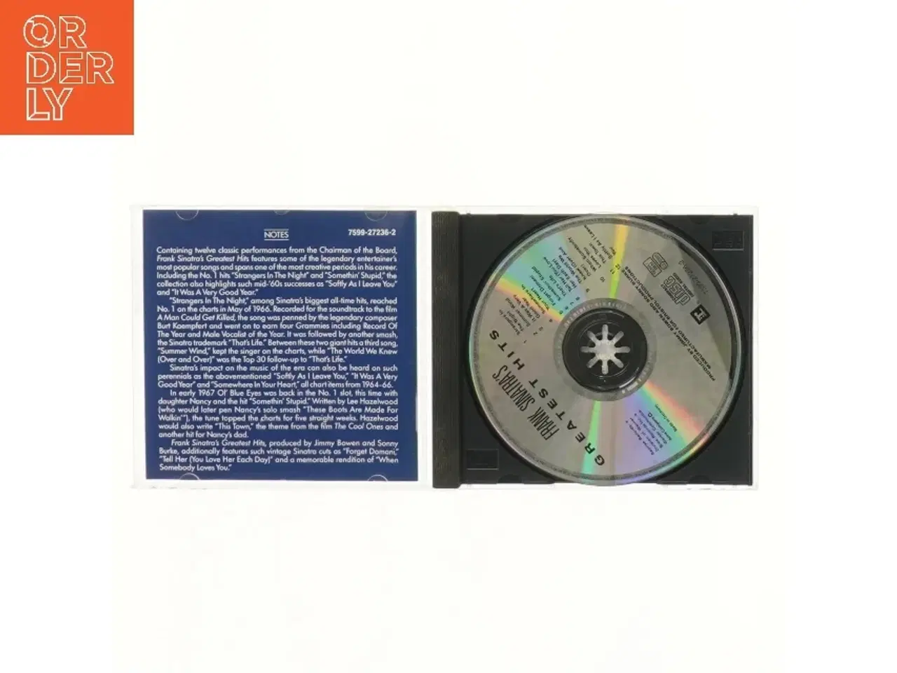 Billede 2 - CD med Frank Sinatras største hits (str. 12,5x14 cm)