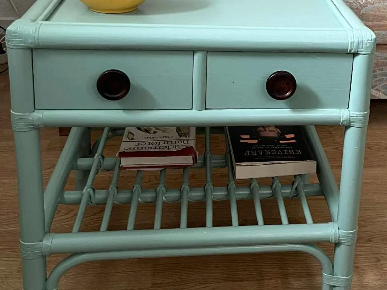Billede 1 - Malet bambus bord
