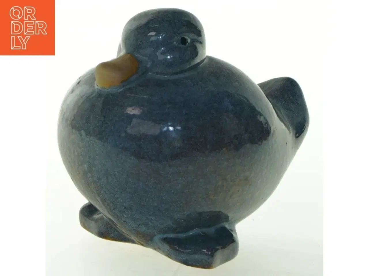 Billede 1 - Keramisk fuglefigur (str. 12x11 cm)