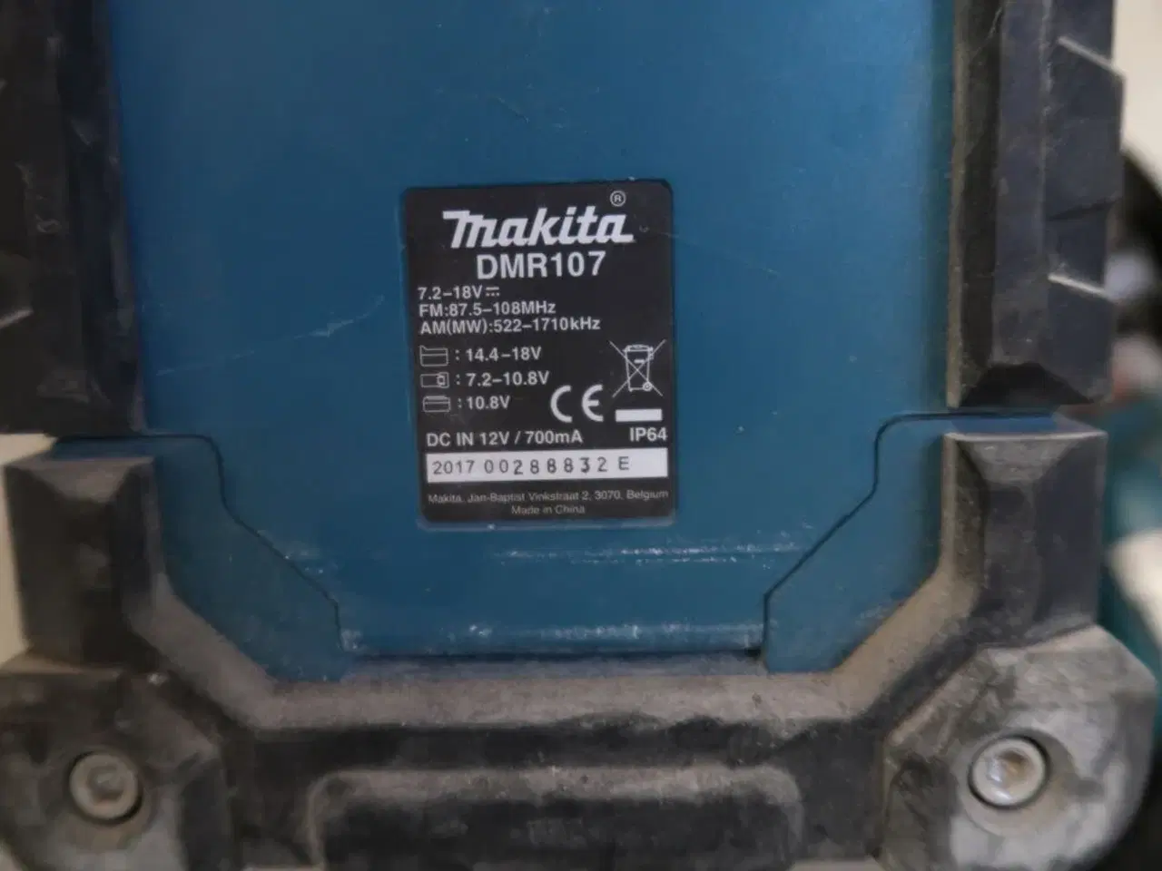 Billede 4 - Arbejdsradio MAKITA DMR107 samt vinkelsliber MAKITA 9565H