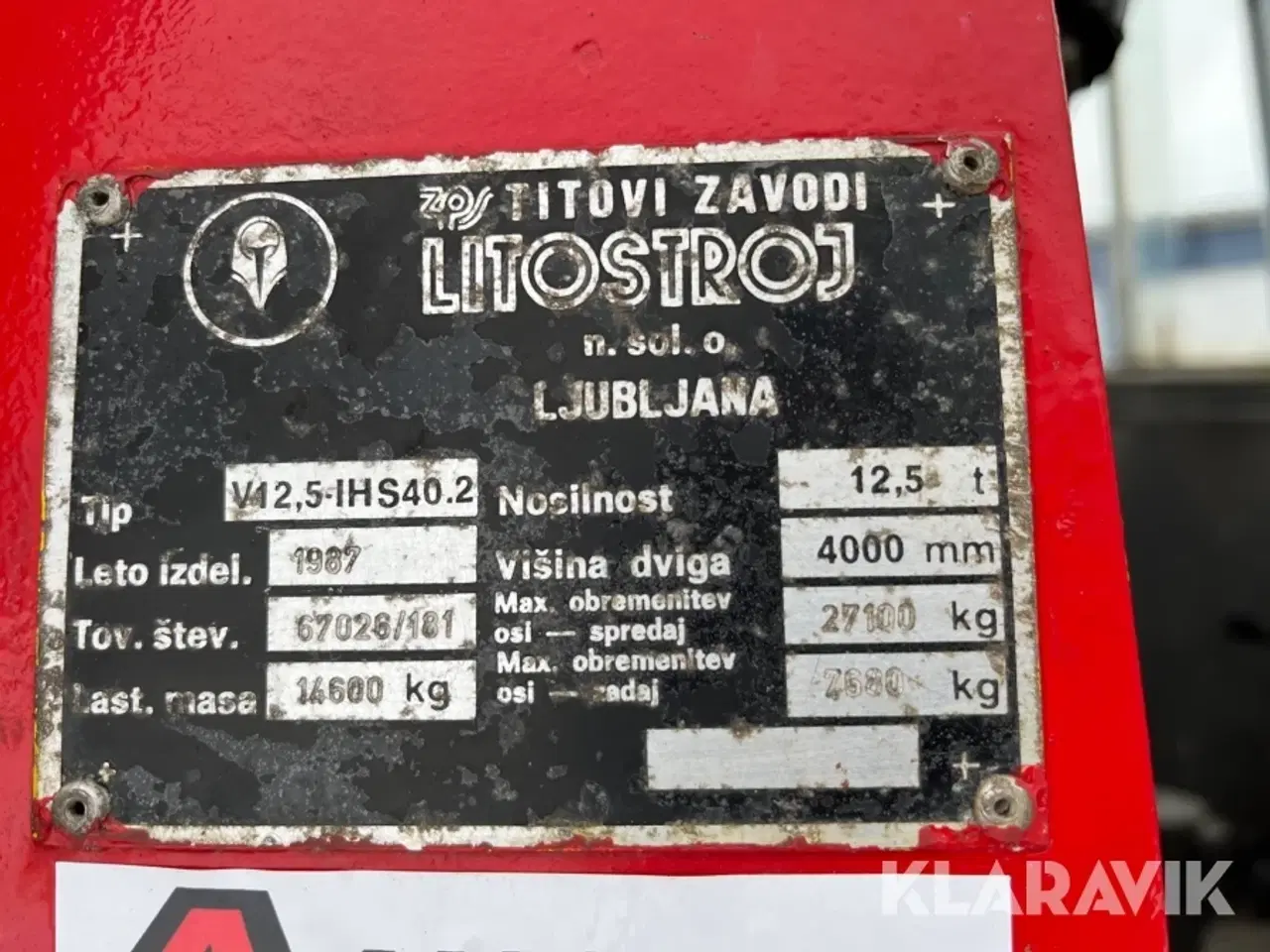 Billede 7 - Truck Litostroj V12,5:IHS40.2