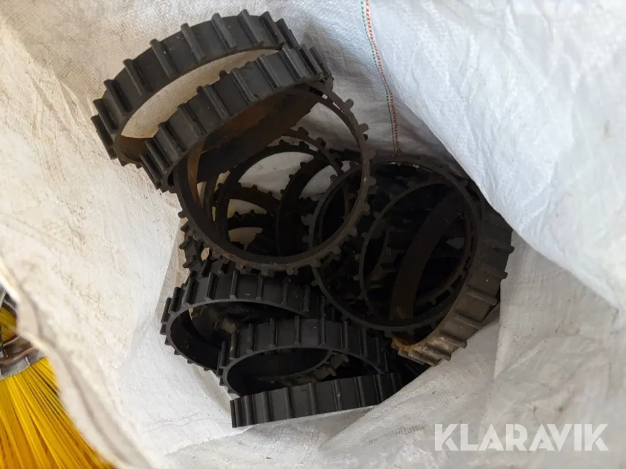 Billede 6 - Koste Fejemaskine Løse koste med afstandsringe 39 styk