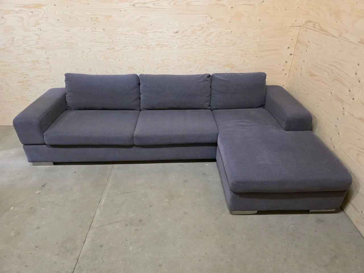 Billede 1 - Stor 3 pers. Chaiselong sofa