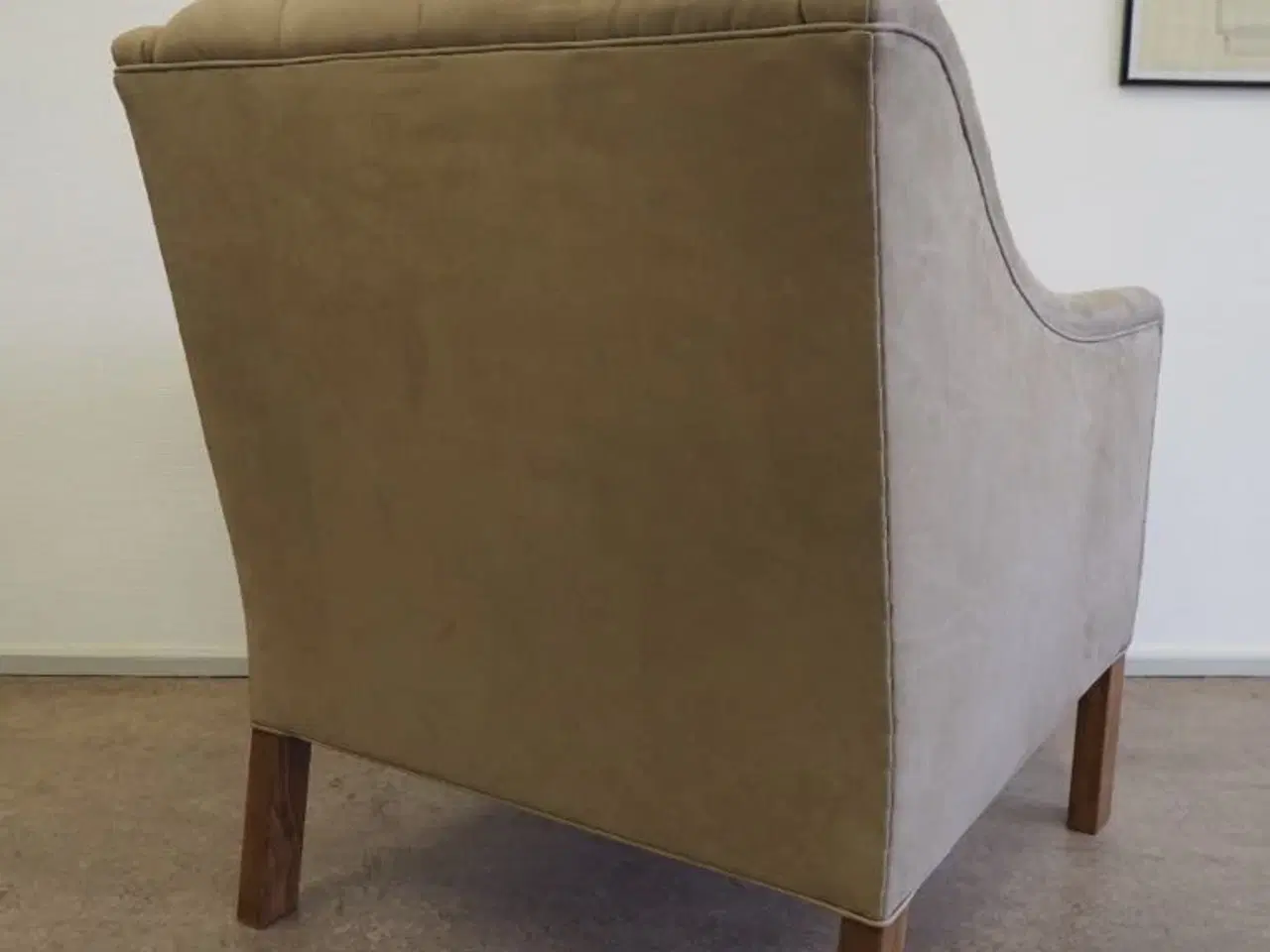 Billede 2 - Lounge stol i nubuck læder