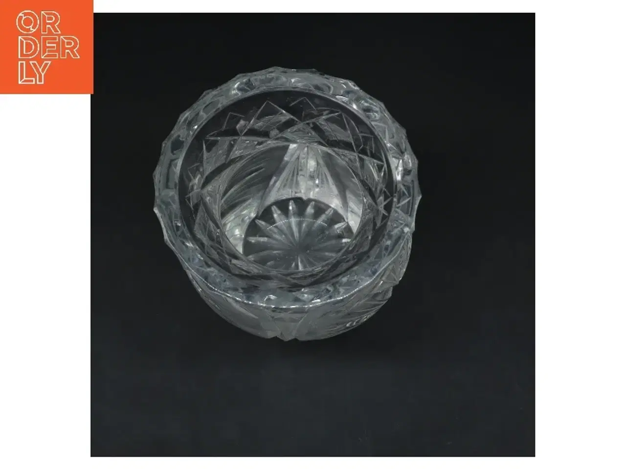 Billede 3 - Krystalvase (str. Ø 10 cm længde 21 cm)