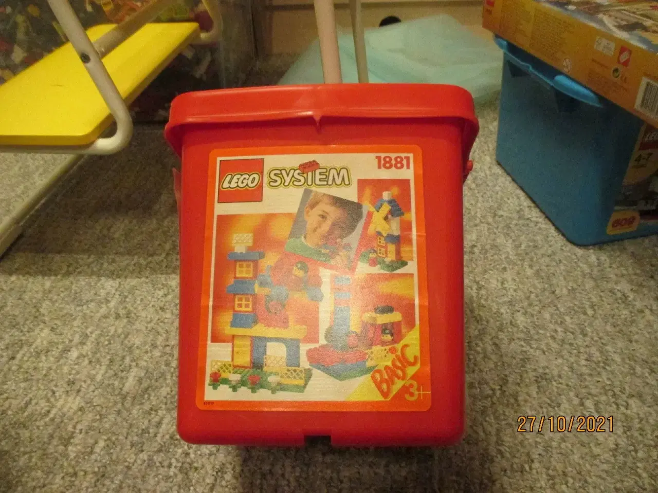 Billede 1 - platspand med lego