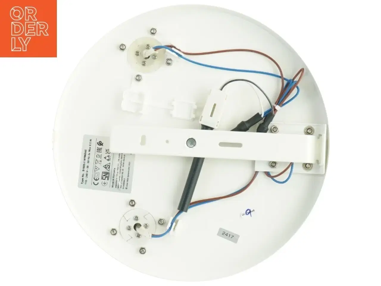 Billede 7 - Loftslampe med LED-pærer (model Nymåne) fra IKEA (str. Ø 26. cm)