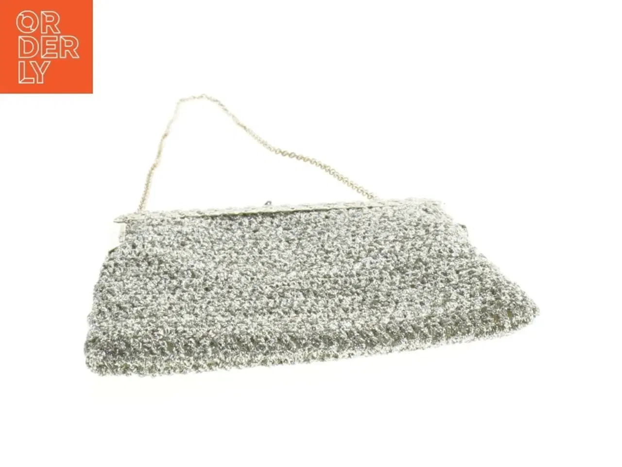 Billede 3 - Aftenclutch med kæderem (str. 20 x 16 cm)