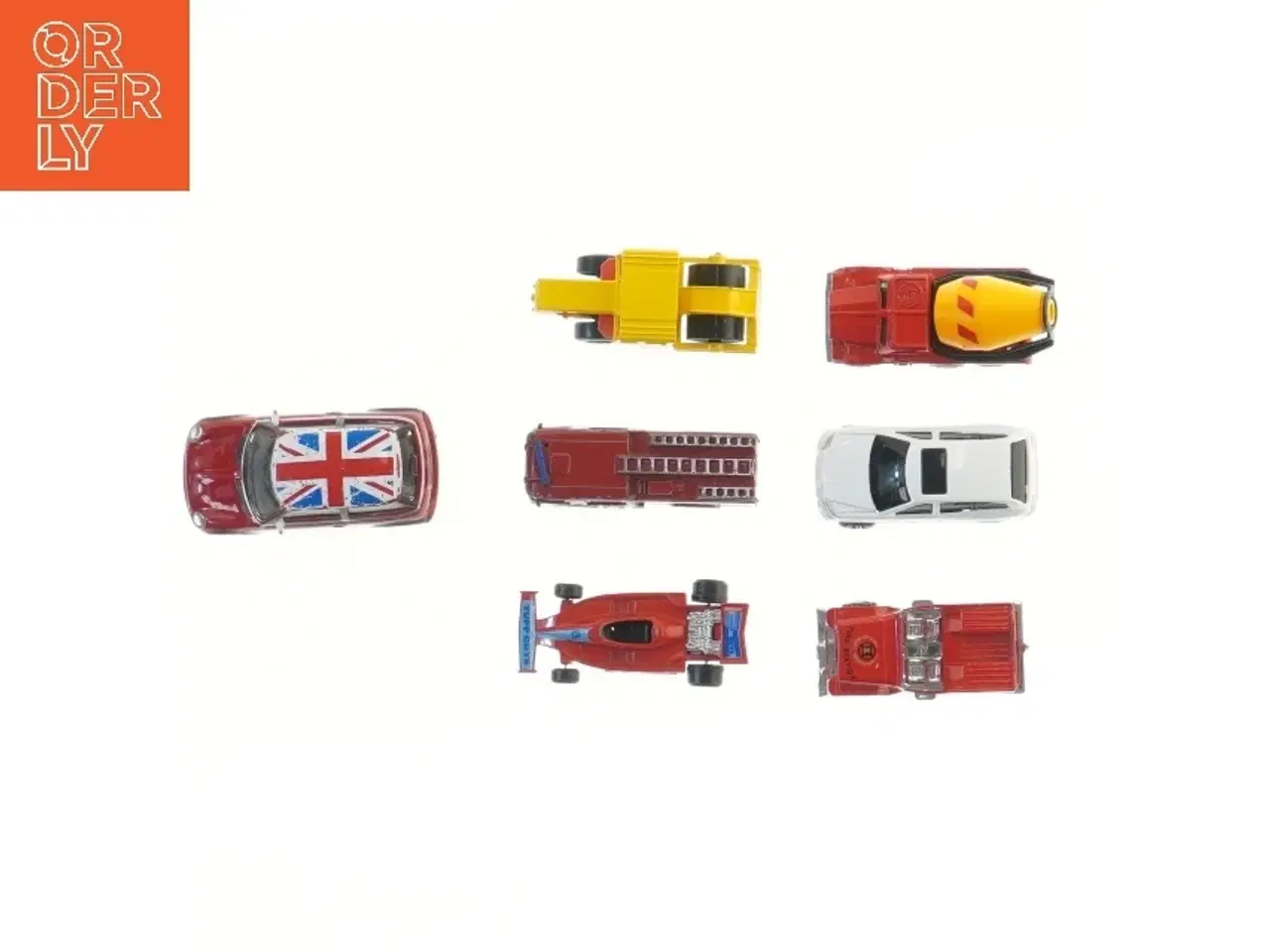 Billede 1 - Sæt med små legetøjsbiler (str. 7 stk 7,5 cm)