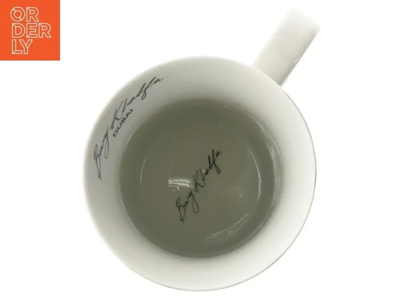 Billede 2 - Dubai souvenir krus med Burj Khalifa design fra Dubai (str. Ø 9,5x15 cm)