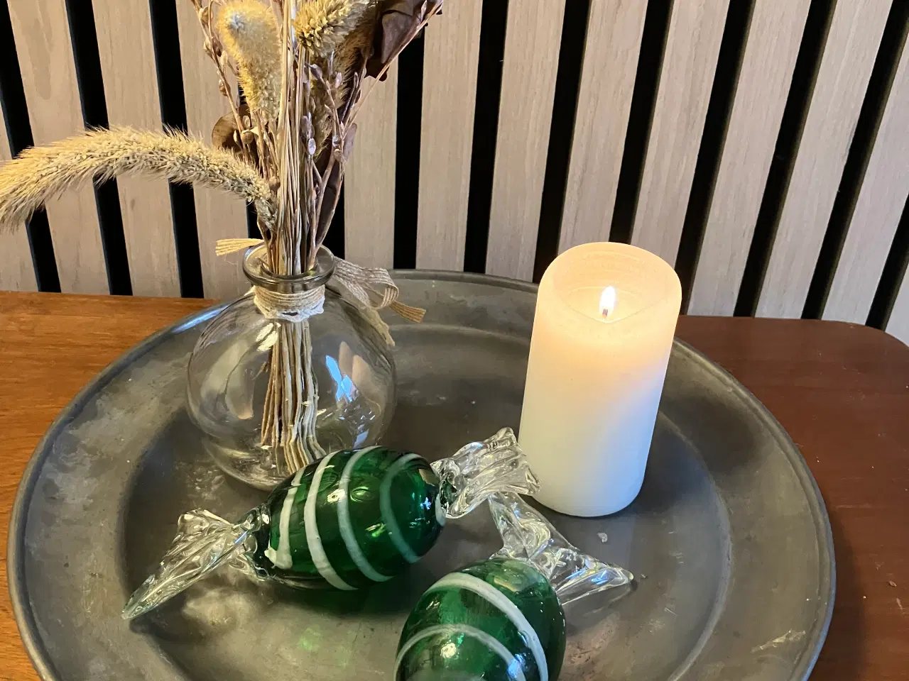 Billede 1 - Murano glasskulptur i form af slik. 